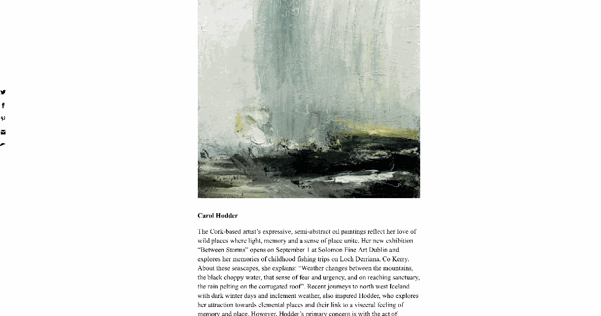 7 Irish Artists Inspired by Seascapes | Solomon Fine Art